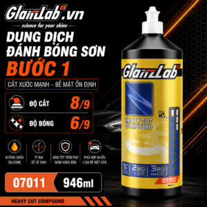 Xi Đánh Bóng Bước 1 GlanzLab Heavy Cut Compound 07011 (946ml) – Cắt Xước Mạnh P1200