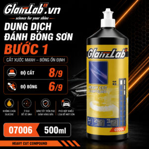 Xi Đánh Bóng Bước 1 GlanzLab Heavy Cut Compound 07006 (500ml) – Cắt Xước Mạnh P1200