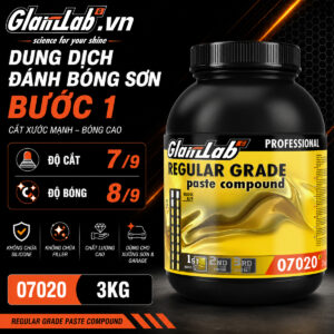 Dung Dịch Đánh Bóng Sơn Glanzlab 07020 (3KG) – Bước 1 Cắt Mạnh, Không Silicone