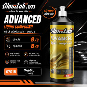 Dung Dịch Đánh Bóng Bước 1 Glanzlab 07015 – Cắt Xước Mạnh, Bóng Cao (Advanced Liquid Compound 946ML)