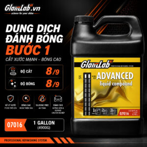 Dung Dịch Đánh Bóng Bước 1 Glanzlab 07016 – Cắt Xước Mạnh, Bóng Cao (Advanced Liquid Compound 1 Gallon)