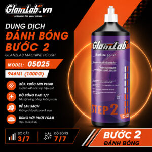 Dung Dịch Đánh Bóng Bước 2 GlanzLab Machine Polish 05025 946ML