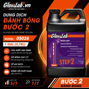 Dung Dịch Đánh Bóng Bước 2 GlanzLab Machine Polish 05026 1 Gallon (4.2KG)