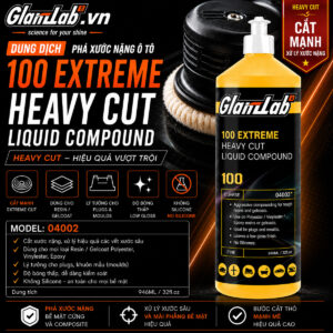 Dung Dịch Phá Xước Nặng Ô Tô GlanzLab 100 Extreme Heavy Cut Liquid Compound 04002 946ml