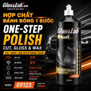 Hợp Chất Đánh Bóng 1 Bước GlanzLab One Step Polish 09123 (500ml) – Cắt, Bóng & Bảo Vệ Chỉ Trong Một Bước