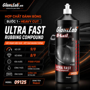 Hợp Chất Đánh Bóng Bước 1 GlanzLab Ultra Fast Rubbing Compound 09125 (946ml) – Xóa Xước P1000–P1200, Cắt Mạnh Hiệu Quả