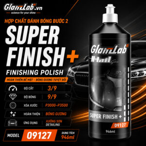 Hợp Chất Đánh Bóng Bước 2 GlanzLab Super Finish Plus 09127 (946ml) – Tăng Độ Bóng Gương, Hoàn Thiện Sơn Cao Cấp