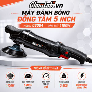 Máy Đánh Bóng Đồng Tâm 5 Inch Glanzlab Model 08004 Công Suất 1100W