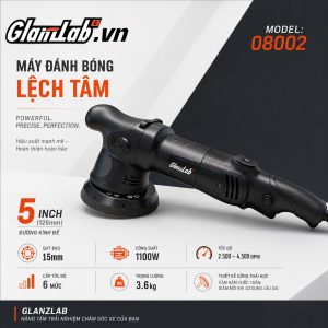 Máy Đánh Bóng Lệch Tâm Glanzlab 08002 5 Inch 15mm 1100W