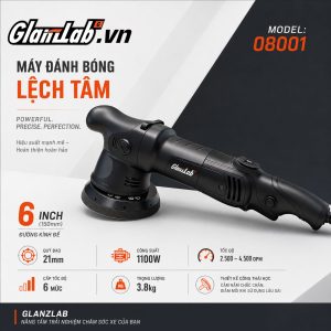 Máy Đánh Bóng Lệch Tâm Glanzlab 08001 6 Inch 21mm 1100W