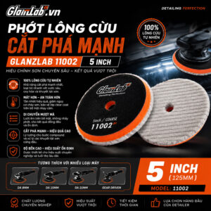Phớt Lông Cừu Đánh Bóng Cắt Phá 5 Inch Glanzlab Model 11002