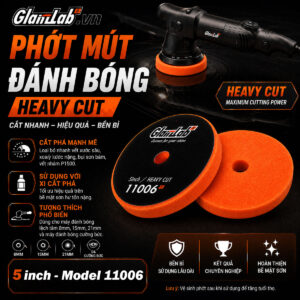 Phớt Mút Đánh Bóng 5 Inch Bước 1 Glanzlab Model 11006