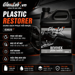 Dung Dịch Phục Hồi Nhựa Ô Tô Glanzlab Plastic Restorer 03025 4KG