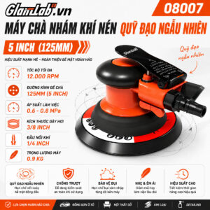 Máy Chà Nhám Khí Nén Quỹ Đạo Ngẫu Nhiên 5 Inch Glanzlab Model 08007